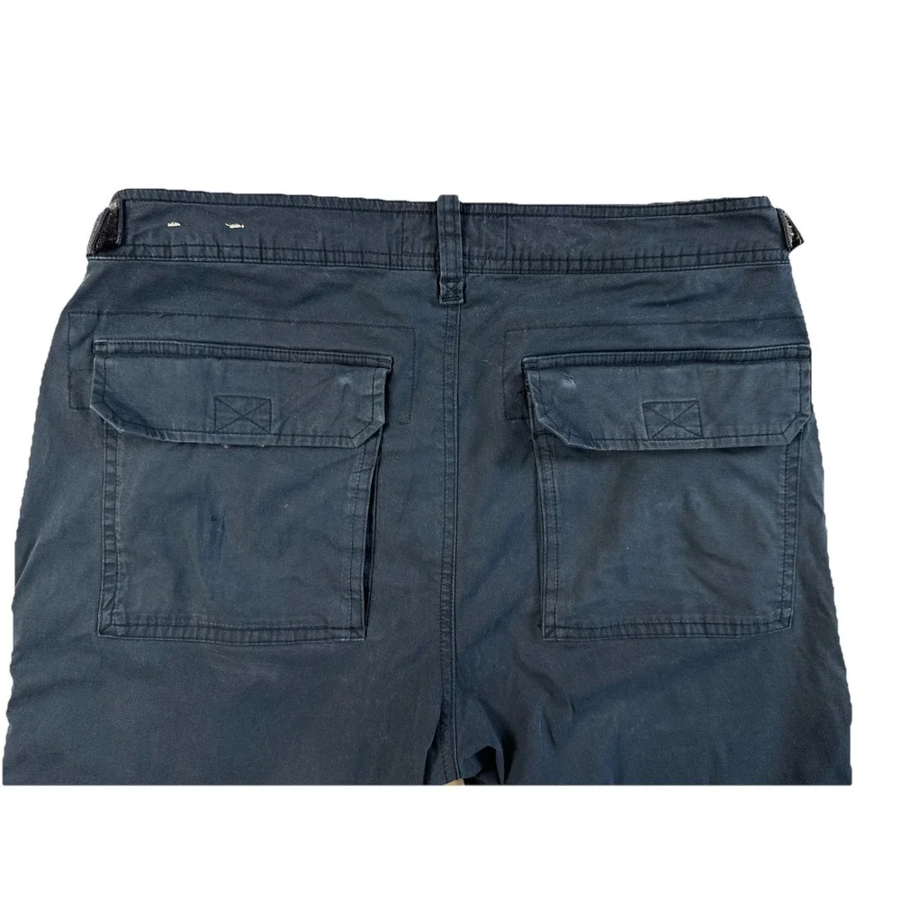 Abercrombie & Fitch 31x32 Navy Blue Slim Straight Y2K Gorpcore Mens Cargo Pants‎